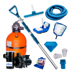 Filtro F450P Bomba 1/2 NBFC2 Nautilus KIT Piscina até 65000L